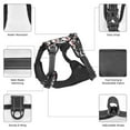 thumbnail image 4 of No Pull Dog Harness For X-Large Dogs Easy Walk Dog Vest Adjustable Collars Harnesses & Leashes Set Breathable Oxford Outdoor Walking Safety Reflective Strip Black White Little Panda, 4 of 9