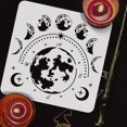 thumbnail image 4 of 1Pc Moon Phase Reusable Stencils Painting Templates on Wall Wood Fabric Paper and Furniture 11.8x11.8inch, 4 of 9