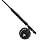 Shakespeare Cedar Canyon Select Fly Fishing Combo, 8' Medium Rod, 5/6 Size Reel