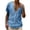 v#276Light Blue1117, variant on Rggeeun Men'S T-Shirts Solid Color Cotton Linen Knit Short Sleeve V-Neck Henley Buttons Loose Fit For Summer Evening Party Classic Tee,Brick Red,L