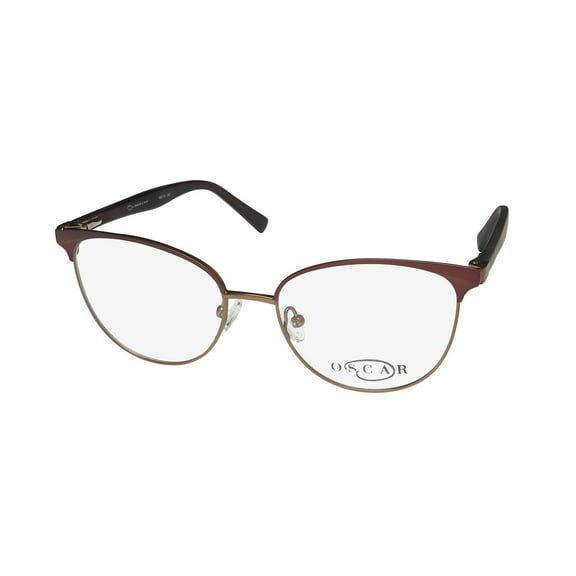 OSCAR DE LA RENTA OSL 729 CAT EYE STAINLESS STEEL METAL EYEGLASS FRAME/GLASSES