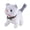 Gray, variant on Walking Meowing Plush Cats Electronic Pet With Realistic Sounds And Educational Gift for Preschool Toddler Gift