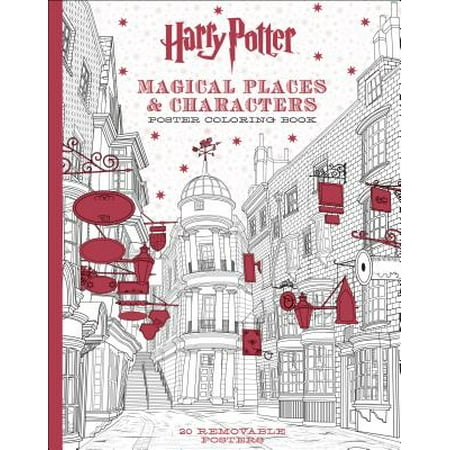 Download Harry Potter Magical Places & Characters Poster Coloring ...
