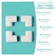 thumbnail image 6 of Regalo Corner Cushion for Child Safety - Grey - 4 Pack, 6 of 9