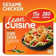 Lean Cuisine Sesame Chicken Microwave Meals for Lunch or Dinner, 9 oz (Frozen)