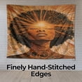 thumbnail image 6 of Afro Goddess Awakening Wall Tapestry for Bedroom by DC | African American Tapestry Wall Hanging & Aesthetic Decor for Dorm, Living Room, Picnic & Home | 36"x48", 6 of 7