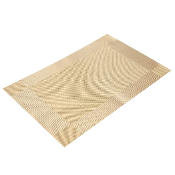 Mantel de PVC, 4 piezas, mantel individual, mantel de moda, mantel de mesa, construcción resistente