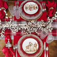 thumbnail image 4 of Juego de 24 Anillos para Servilletas de árbol de Navidad, para Bodas, Día de Acción de Gracias, Reuniones Familiares, Fiesta de Cumpleaños (Plata), 4 of 5