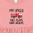 thumbnail image 4 of Inktastic Uncle Firefighter for Nephew Girls Baby Dress, 4 of 5
