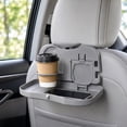 thumbnail image 5 of Car Seat Back Foldable Tray Table with Cup Holders for Travel and Eating in Vehicles, 5 of 6