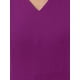 thumbnail image 5 of INSPIRAR CHIC Mono de Pierna Ancha para Mujeres Chifón Cuello en V Cóctel Sin Mangas Mono 2XL Púrpura, 5 of 6