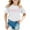 White, variant on SNKSDGM Casual T-Shirts Baby Clothes for Girls Summer Floral Lace Short-Sleeve Tee Casual Blouse Toddler Outfits, Pairing Men's Fashion Graphic Tees 3-4 Years