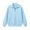 Light Blue, variant on Achuyrbd Women's Fleece Half-Zip Pullover, Stand Collar Long Sleeve Sweatshirt, Minimalist Drop Shoulder Casual Winter Top, S-2XL