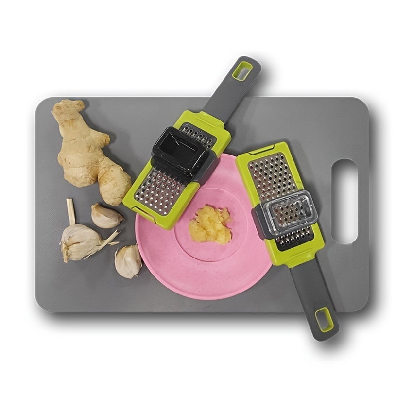Multifunctional garlic grinder manual garlic press essential cheese grater for home kitchen