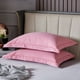thumbnail image 4 of Fundas de almohada de tejido de algodón Tamaño estándar - cierre de envoltura suave y transpirable - 18,89x29,13 in, paquete de 2 - amarillo, morado, gris, café, azul, rosa, 4 of 6