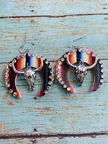 western inspired dangle earrings