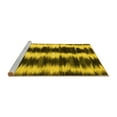 thumbnail image 2 of Ahgly Company Machine Washable Indoor Rectangle Abstract Yellow Contemporary Area Rugs, 2' x 5', 2 of 4