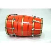 Dholak Naad Indian Handmade Wooden Dholak/Dholki Musical Instrument Drum Nuts N Bolt