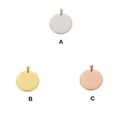 thumbnail image 3 of Collar para mascotas Billuyoard colgante en blanco grabado de nombre acero inoxidable 25 mm, 3 of 6