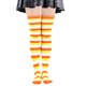 thumbnail image 1 of Granjero Gordo 2 pares de calcetines hasta la rodilla con cintura alta, calcetines hasta la rodilla adecuados para juegos de rol, decoración de uso diario, A05, 1 of 4