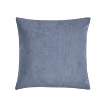 Videri Home 20"x20" Navy Blue Pinwale Corduroy Decorative Throw Pillow Covers, Retro for Den(2 Pack)