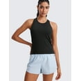 thumbnail image 2 of CRZ YOGA Seamless Womens Breathable Workout Tank Tops Racerback Sleeveless Running Athletic Shirts, 2 of 5