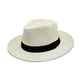 thumbnail image 5 of Lispipm Men and Women Sun Hat Short Brim Classic Summer Beach Cap Unisex Outdoor Jazz Hats for Vacation Woven Breathable Caps Beige M, 5 of 6