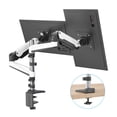 thumbnail image 4 of SHOPPINGALL Support de Moniteur Double avec Ressort à Gaz à Hauteur Réglable, Support de Moniteur à Double Bras avec 2 Bras Pivotants pour 15–32, 4 of 9
