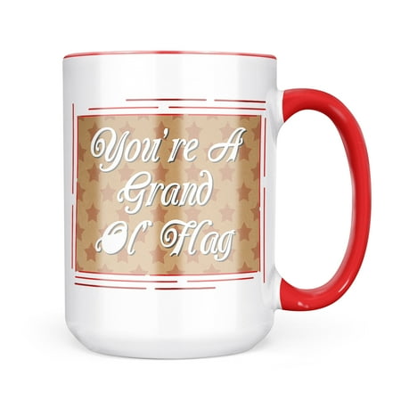 

Christmas Cookie Tin You re A Grand Ol Flag Fourth of July Kraft Stars Mug gift for Coffee Tea lovers