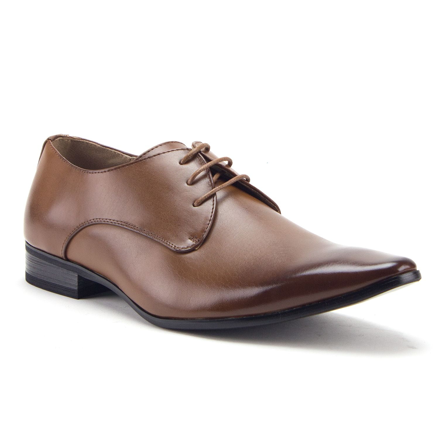 Cognac Derby Shoes - Luxury Leather Footwear 6.5