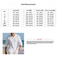 thumbnail image 3 of Men’s Linen Shirts Long Sleeve Yoga Tops Casual Summer Hippie Beach T Shirts, 3 of 9