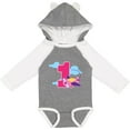 thumbnail image 3 of Inktastic 1st Birthday Pilot Airplane Girls Long Sleeve Baby Bodysuit, 3 of 5