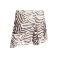 thumbnail image 5 of No Boundaries Asymmetrical Flouncy Mini Skirt, Women's XXS-XXL, 5 of 5