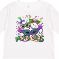 thumbnail image 4 of Inktastic Mardi Gras Masks and Beads Boys or Girls Long Sleeve Toddler T-Shirt, 4 of 5