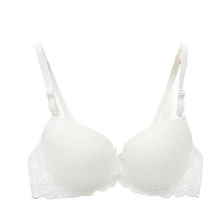 Deepwonder Women Super Boost Front Push-Up Bra Gel Support Padded Side Plunge A/B Cup Bra Lingerie Brassier Underwear