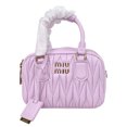 thumbnail image 1 of Miu Miu Bag Rhombus Embroidered Thread Dumpling Cloud Bag Miu Shoulder Crossbody Hobo Handbag, 1 of 5