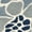 Azurite, variant on SAFAVIEH Martha Stewart Blue Field Floral Area Rug, Azurite, 4' x 4' Round