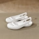 thumbnail image 5 of Sandalias Mujeres zapatos de jardín Eva no es deslizamiento Toe cerrado para piscina (39) blanco, 5 of 9