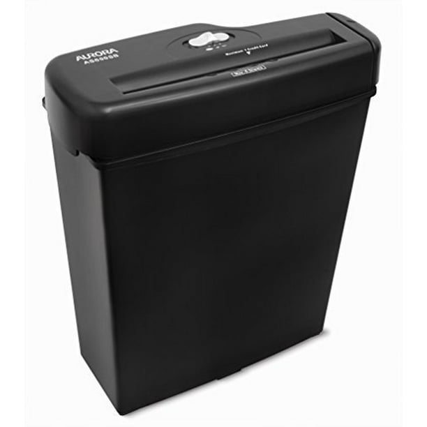 Aurora Professional Light Duty AS600SB Strip Cut Paper Shredder