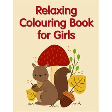 Relaxing Colouring Book for Girls: Super Cute Kawaii Animals Coloring Pages