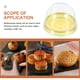 thumbnail image 3 of ColoMX 50 Uds. Cajas de Mooncakes, contenedor individual para cupcakes, Mini caja para cupcakes, cúpula para muffins, pastel de Luna, cajas de contenedores individuales, 3 of 7