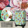 thumbnail image 6 of Pioneer Flower Floral Print Pattern Luggage Cover,Stretch Suitcase Dust Cover with Top & Side Openings, High Stretch Gift Ideas for Holiday Birthday Gifts,S(18-20in), 6 of 7