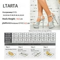 thumbnail image 3 of WOMEN  Fashion Nightclub 15CM High Transparent Crystal Sandals Car Model LFD-190-88, 3 of 6