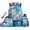 Blue Cherry Blossom Otter, variant on Jeiento Purple Axolotl Kids Backpack Set 5 Piece 17 Inch Soft Backpack with Lunch Bag Pencil Case for 9-12 Years Old Middle School Kawaii School Bags