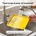 thumbnail image 4 of BASHI Suction Cup Bird Perch Stand for Window Mounting, Bird Travel Companion with Integrated Tray and Feeding Cups, 4 of 7
