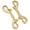 Golden, variant on Masteelf 2Pcs Clip With Hook Double Sided Clips Metal Clips Leash Clip Double Side Clips