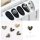 thumbnail image 1 of Xihbxyly Decoraciones para Uñas, Diamantes de Imitación Brillantes de Base Plana, Diseño de Corazón En 4 Colores, Fácil Aplicación para Uñas Artificiales Naturales, Fundas y Bolsas para Teléfono con, 1 of 3