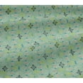 thumbnail image 5 of oneOone Viscose Jersey Aquamarine Fabric Texture & Triangle Geometric Sewing Material Print Fabric By The Yard 60 Inch Wide, 5 of 5