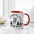 thumbnail image 6 of CafePress - Grandpa's Little Hunting Buddy - 11 oz Ceramic Mug - Novelty Coffee Tea Cup, 6 of 6