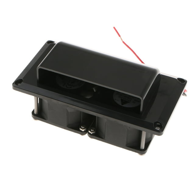 koolsoo 12V RV Motorhome Trailer Side Wall Air Vent Ventilation Blower Cooling Fan Black